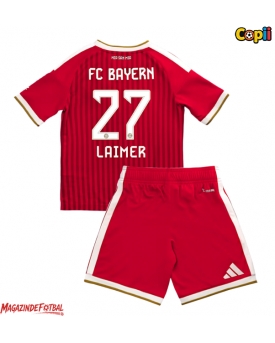 Bayern Munich Konrad Laimer #27 Echipament de Fotbal Replică 2026-27 Copii Acasa (+ Șorturi)